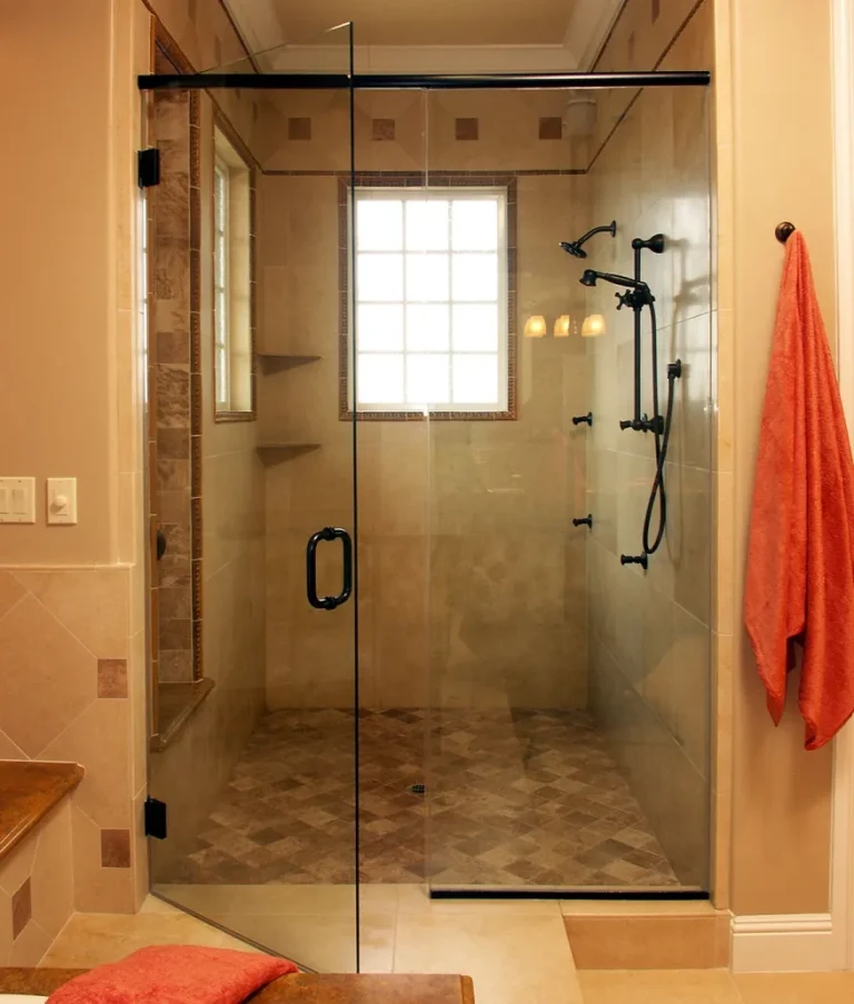Inline Door and Stationary Panel